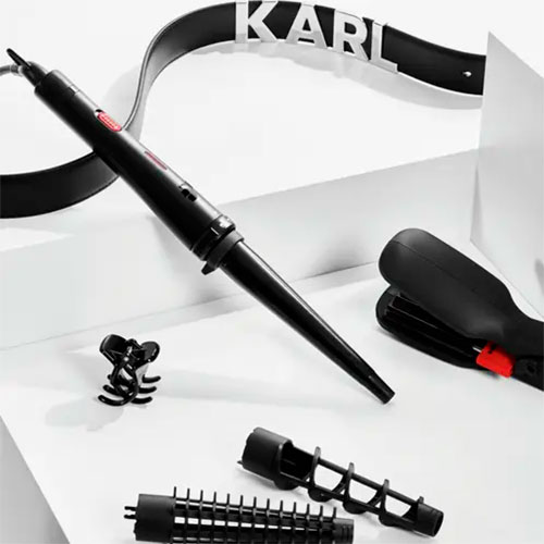 Moldeador de Pelo 48W 9en1 Rowenta CF422LF0 Looks Infinitos Karl Lagerfeld Negro - foto 3