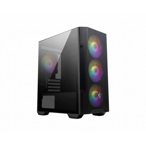 MSI MAG Forge M100R Micro Torre Negro, Transparente