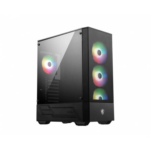 MSI MAG Forge 112R Midi Tower Negro, Transparente