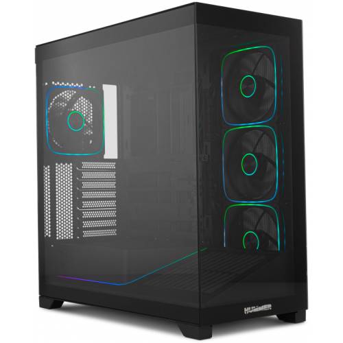 NOX Hummer BLADE, Torre ATX, ARGB, Ultra Airflow, Negro