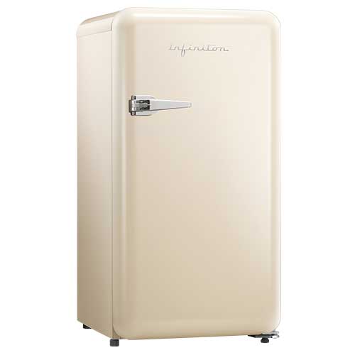 Frigorífico 87x45 1 Puerta Infiniton CLV90L8CEA Vintage Crema Clase E