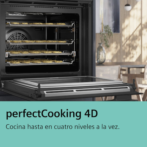 Horno Multifunción 45cm 45L Siemenes CM776GKB1 Pirolítico Wifi Negro - foto 2