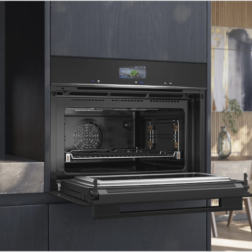 Horno Multifunción 45cm 45L Siemenes CM776GKB1 Pirolítico Wifi Negro - foto 3
