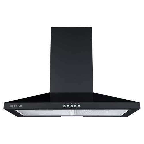 Campana 60cm Decorativa Infiniton CMPP64NBH 400m3h Negro