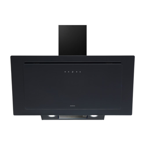 Campana 90cm Decorativa Infiniton CMPTRALTN96R 720m3/h Cristal Negro