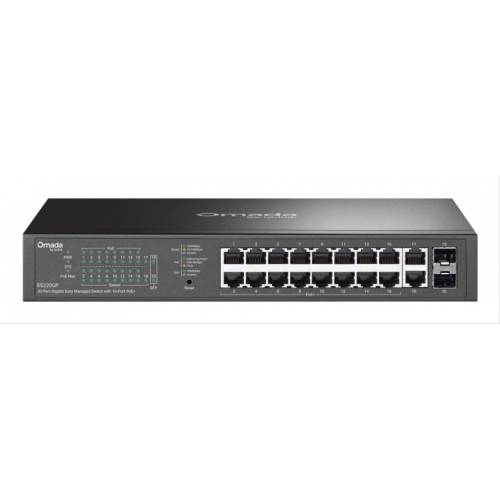 OMADA ES220GP switch Gestionado Gigabit Ethernet (10/100/1000) Energía sobre Ethernet (PoE) Negro