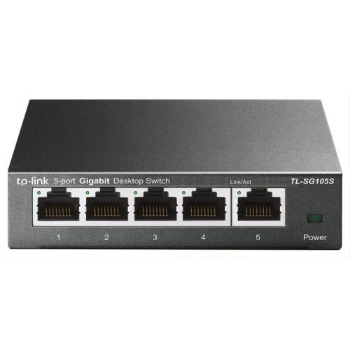 TP-Link TL-SG105S No administrado Gigabit Ethernet (10/100/1000) Negro
