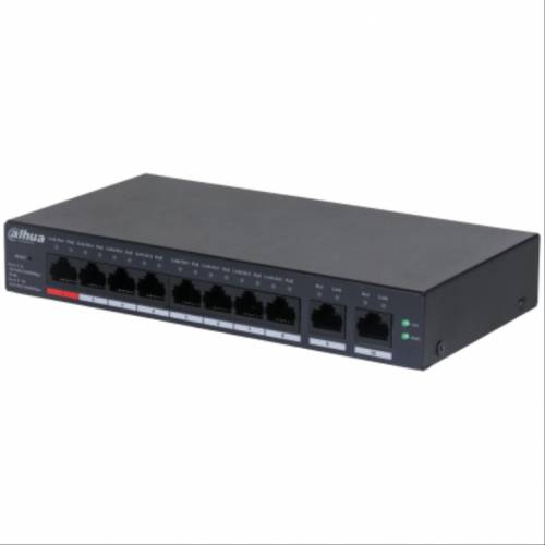 Dahua Technology DH-CS4010-8GT-110 switch Gestionado L2 Gigabit Ethernet (10/100/1000) Energía sobre Ethernet (PoE) Negro