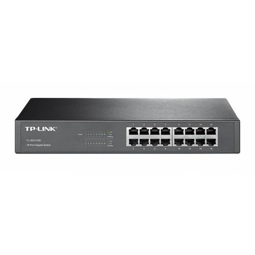 TP-Link TL-SG1016D No administrado Gigabit Ethernet (10/100/1000) Negro