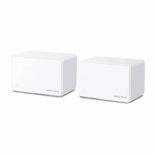 Mercusys Halo H80X (2-pack) Doble banda (2,4 GHz / 5 GHz) Wi-Fi 6 (802.11ax) Blanco 3 Interno
