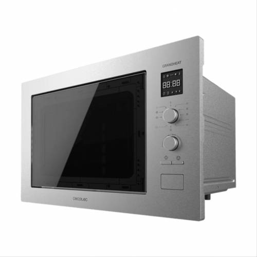 Cecotec 01400 microondas Negro, Acero Microondas con grill Integrado 25 L 1320 W