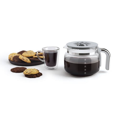 Cafetera de Goteo 1,4L 1050W Smeg DCF02BLEU 50's Style Negra - foto 3
