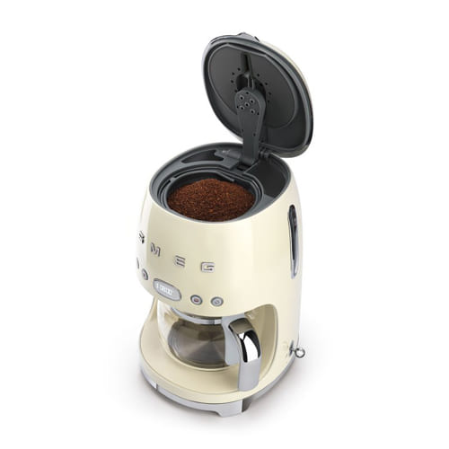 Cafetera de Goteo 1.4L 1050W Smeg DCF02CREU 50 Style Color Crema - foto 3