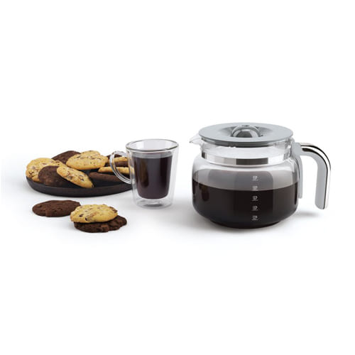 Cafetera de Goteo 1,4L 1050 W Smeg DCF02PBEU 50's Style Azul Pastel - foto 3