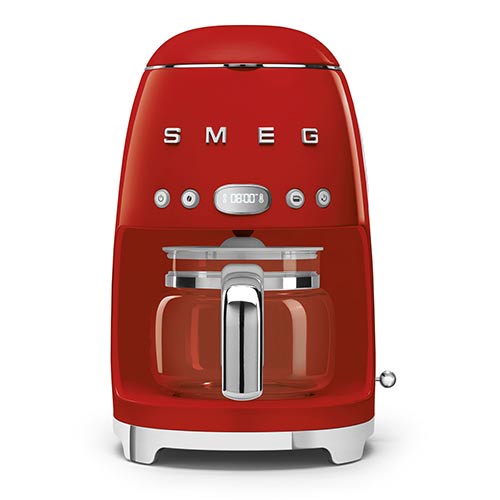 Cafetera de Goteo 1,4L 1050 W Smeg DCF02RDEU 50's Style Rojo