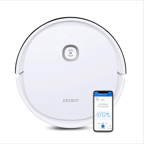 Robot Aspirador - Ecovacs Deebot U2  con función de Limpieza y Limpieza sistemática, Control de Aplicaciones y Alexa