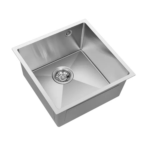 Fregadero 40x40 Infiniton DISFRUTAR4040 Bajo Encimera 1 Cubeta Cuadrado Inox