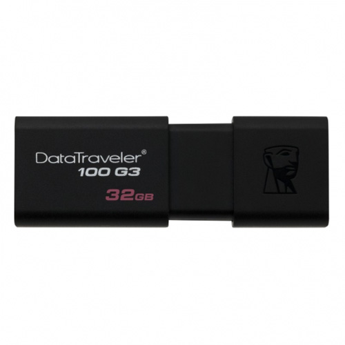 Pendrive 32GB USB 3.0 Kingston DT 100 G3 negro