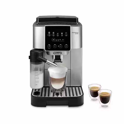 Cafetera Superautomática 15bar Delonghi Magnifica Start ECAM22080SB Leche Gris