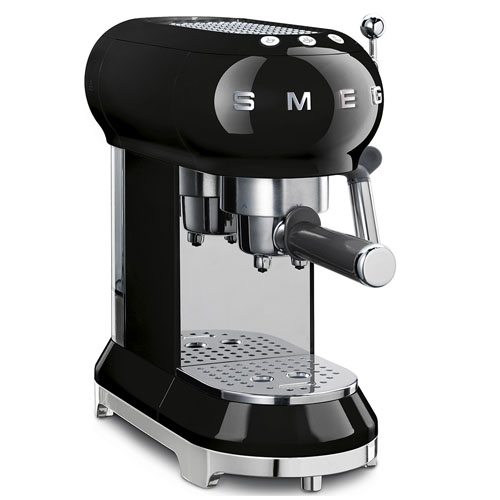 Cafetera Express 15Br Smeg ECF01BLEU 50 Style Color Negra