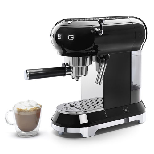 Cafetera Express 15Br Smeg ECF01BLEU 50 Style Color Negra - foto 2