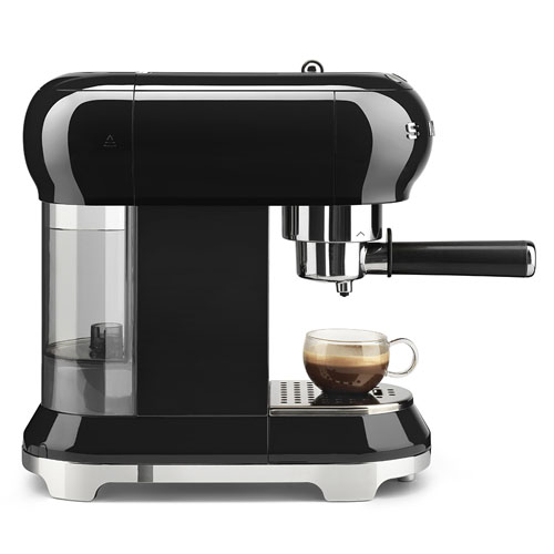 Cafetera Express 15Br Smeg ECF01BLEU 50 Style Color Negra - foto 3