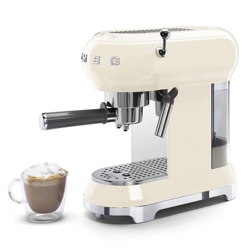 Cafetera Express 15Bar 1350W Smeg ECF01CREU Color Crema - foto 3