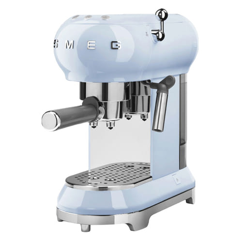 Cafetera Express 1350w 15 Bar Smeg ECF01PBEU Azul Celeste - foto 3