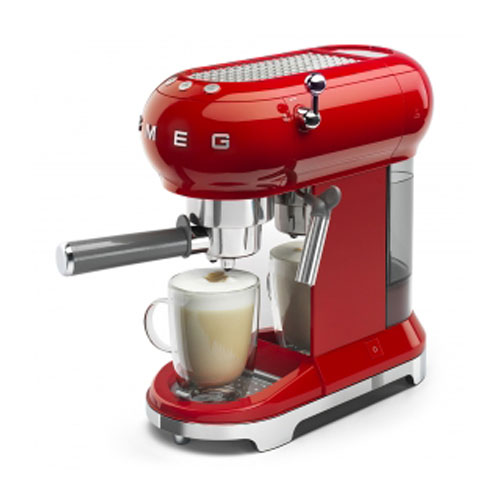 Cafetera express 15Br Smeg ECF01RDEU 50 style roja - foto 3
