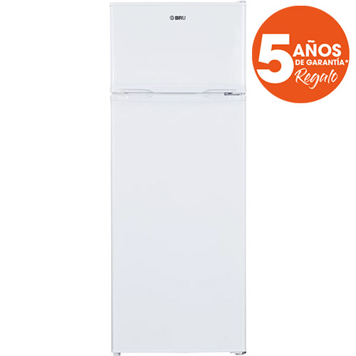 Frigorífico 143x60 2 puertas ciclico Bru EFS2060EW Blanco Clase E