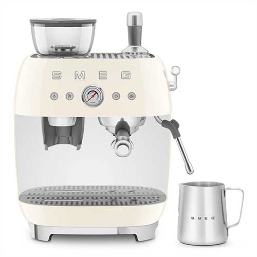 Cafetera Express Smeg EGF03CREU con Molinillo Crema - foto 2