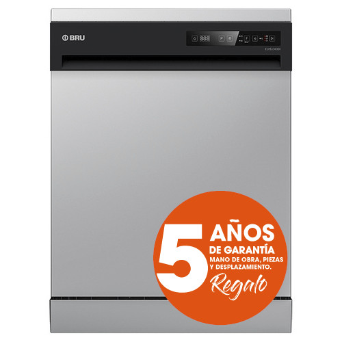 Lavavajillas 60cm 3 Bandeja Bru ELVS1563DI Inox Clase D