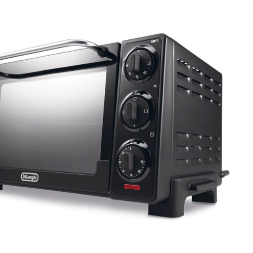 Mini Horno 20L 1300W Delonghi EO20312 doble cristal negro - foto 2