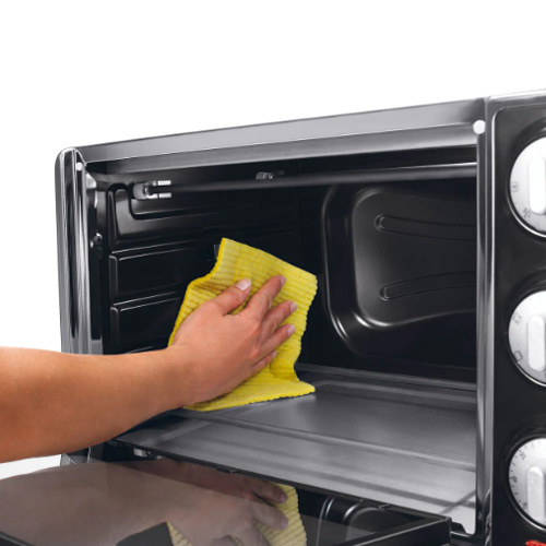 Mini Horno 20L 1300W Delonghi EO20312 doble cristal negro - foto 3