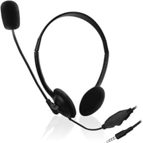 Auriculares con micrófono 3.5mm Ewent EW3567 Negro