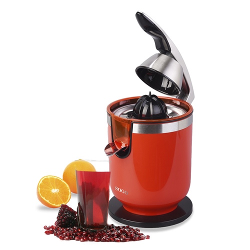 Exprimidor de zumo 300W 0.6L Sogo Rojo