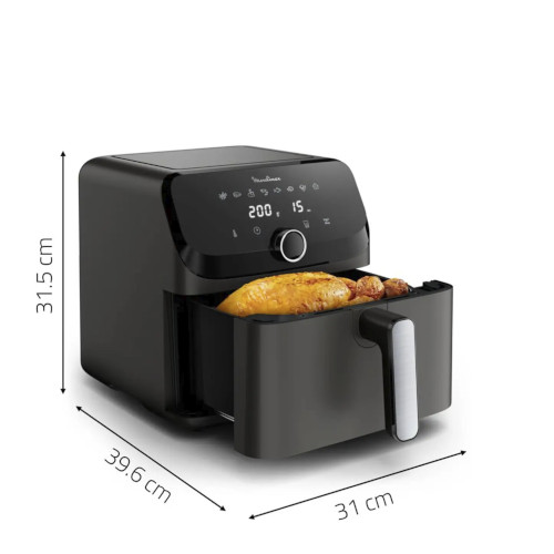 Freidora de Aire 7,5L Moulinex EZ855H Negra - foto 3