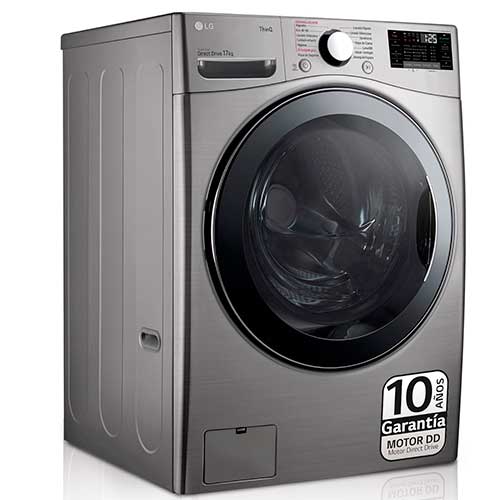 Lavadora 17kg 1100rpm LG F1P1CY2T Vapor Inox