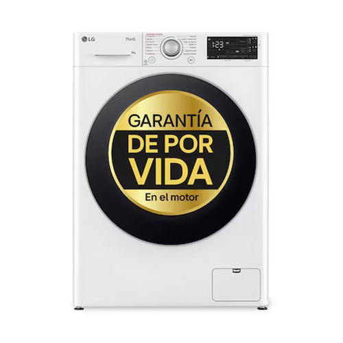 Lavadora 9Kg 1400RPM LG F4WR5509A1W WIfi Blanco Clase A-10%