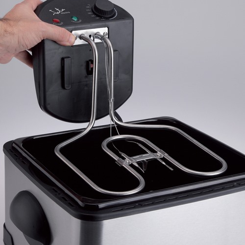 Freidora 4 Litros Jata FR700 acero inoxidable 3 cestos - foto 2