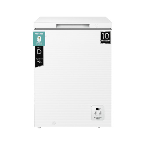 Congelador Arcón 86X58X45 Hisense FT100N1AWDL Blanco Clase D