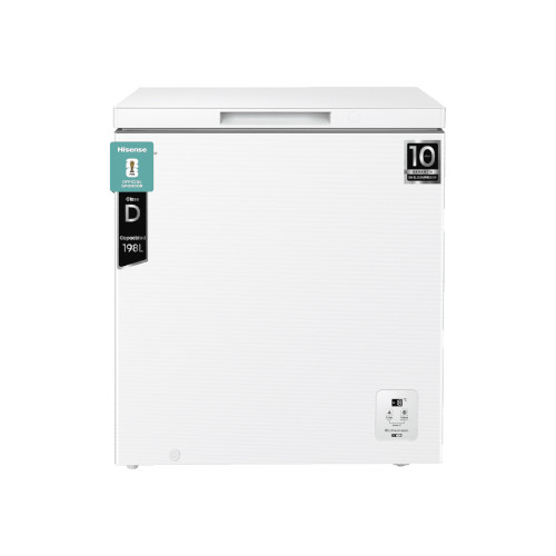 Congelador Arcón 85,8x78,7x55,9 Hisense FT200N1AWDL Cíclico Convertible Blanco Clase D