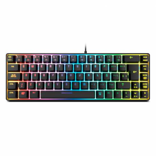Krom Kalista teclado Juego USB Negro