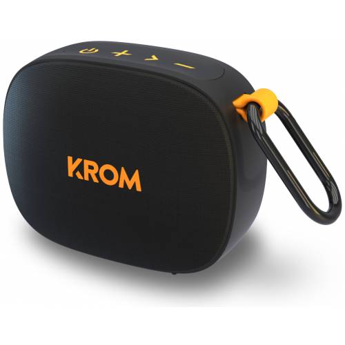 Krom NXKROMGROOVY altavoz portátil o de fiesta Altavoz monofónico portátil Negro, Naranja 5 W
