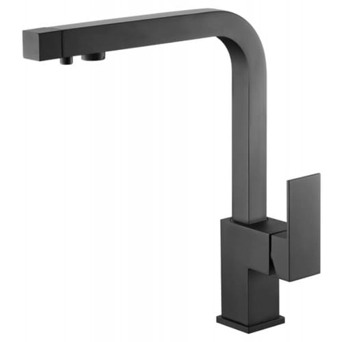 Grifo de cocina osmosis 2 vías Imex Capri latón NEGRO MATE