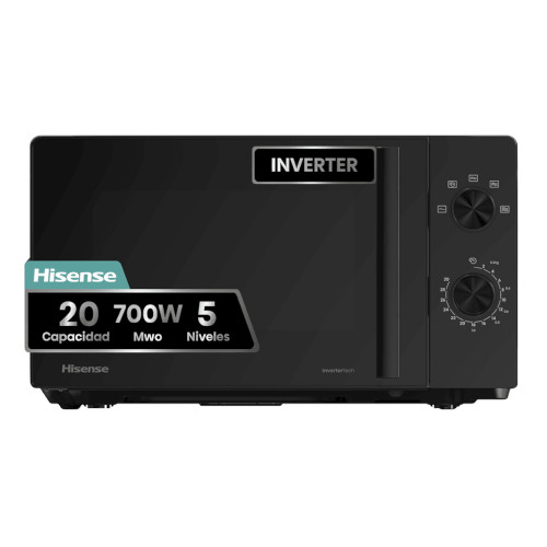 Microondas 20L 700W Hisense H20MOBP1HI Negro