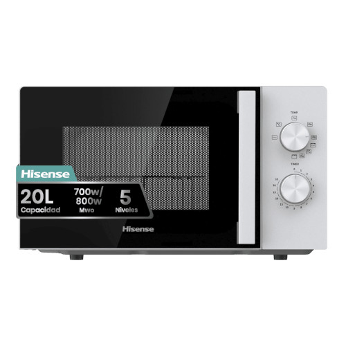 Microondas 20L 700W Hisense H20MOWP1HG Grill Blanco