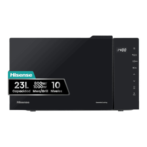 Microondas 23L 1000W Hisense H23MOBS5HG4 Grill Negro