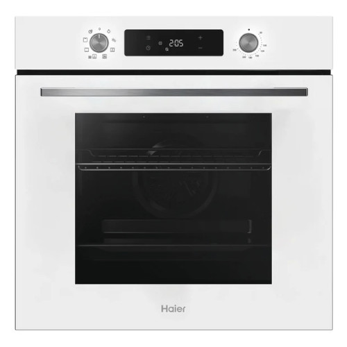 Horno Multifunción 60cm 78L Haier H6 ID23B1HTW Hidrolítico Convección y Ventilador Blanco A+