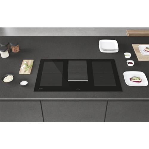 Inducción+Campana 4 zonas 83cm Haier HAIH8IFMCF - foto 3
